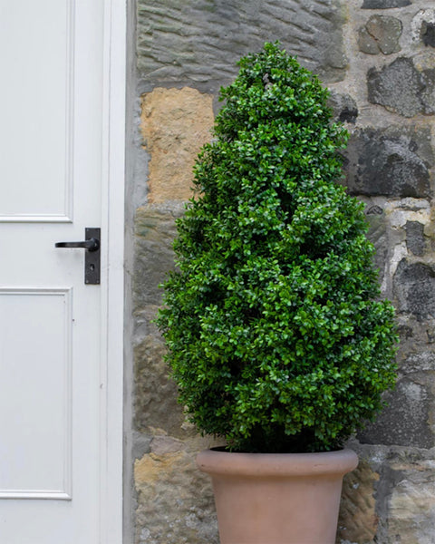 Artificial Bushy Boxwood Tower Topiary Tree
