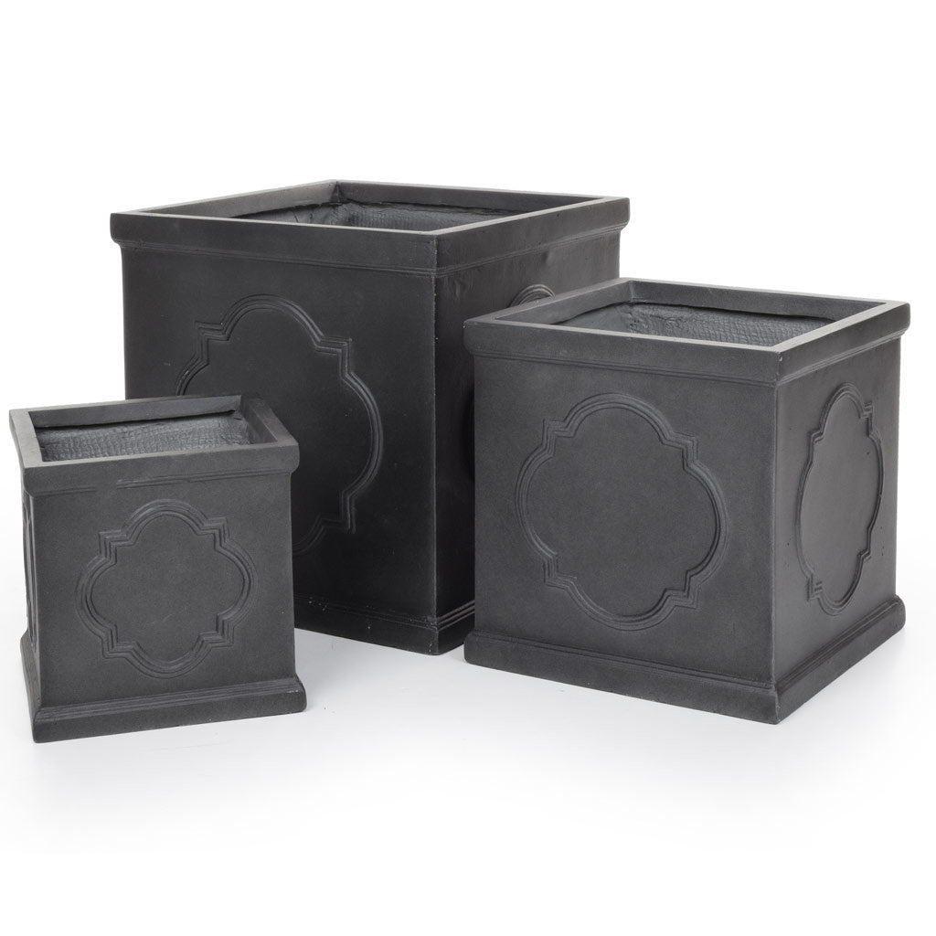 faux lead plant pots Chelsea Lead Effect Planter – Artificial Green
