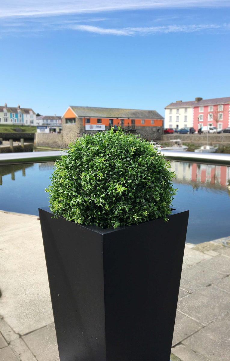 Large Artificial Boxwood Topiary Balls Premium Outdoor Quality