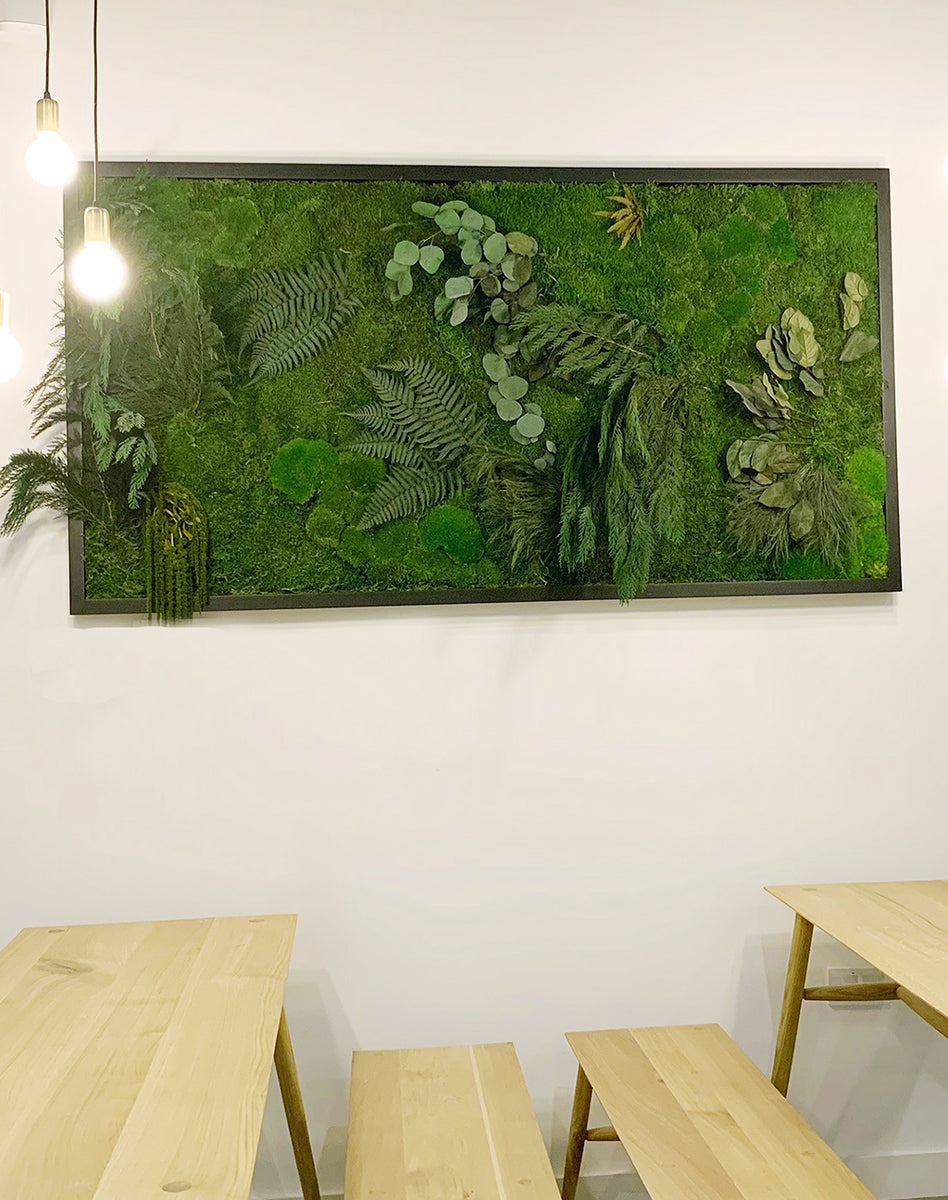 MOSS WALL PANELS AND FRAMES Moss wall art made in the UK Artificial