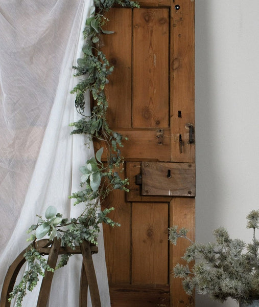 Christmas Eucalyptus Foliage Garland with LED lights