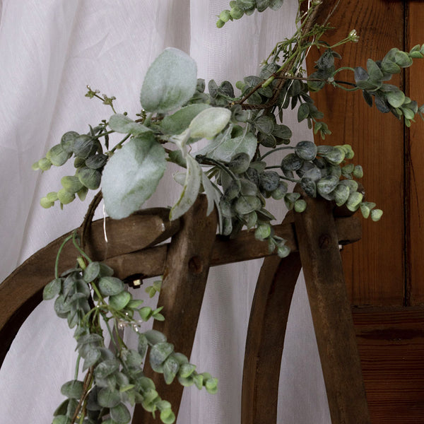 Winter Foliage Garland with LED Lights