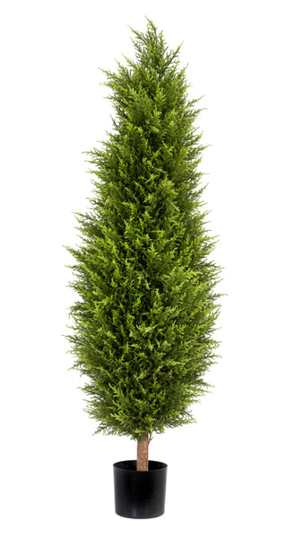 Artificial Cypress Tower Topiary Tree on Stem 150cm UV