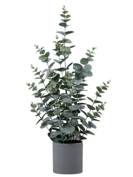 Small Eucalyptus Artificial Plant in Grey Pot 68cm