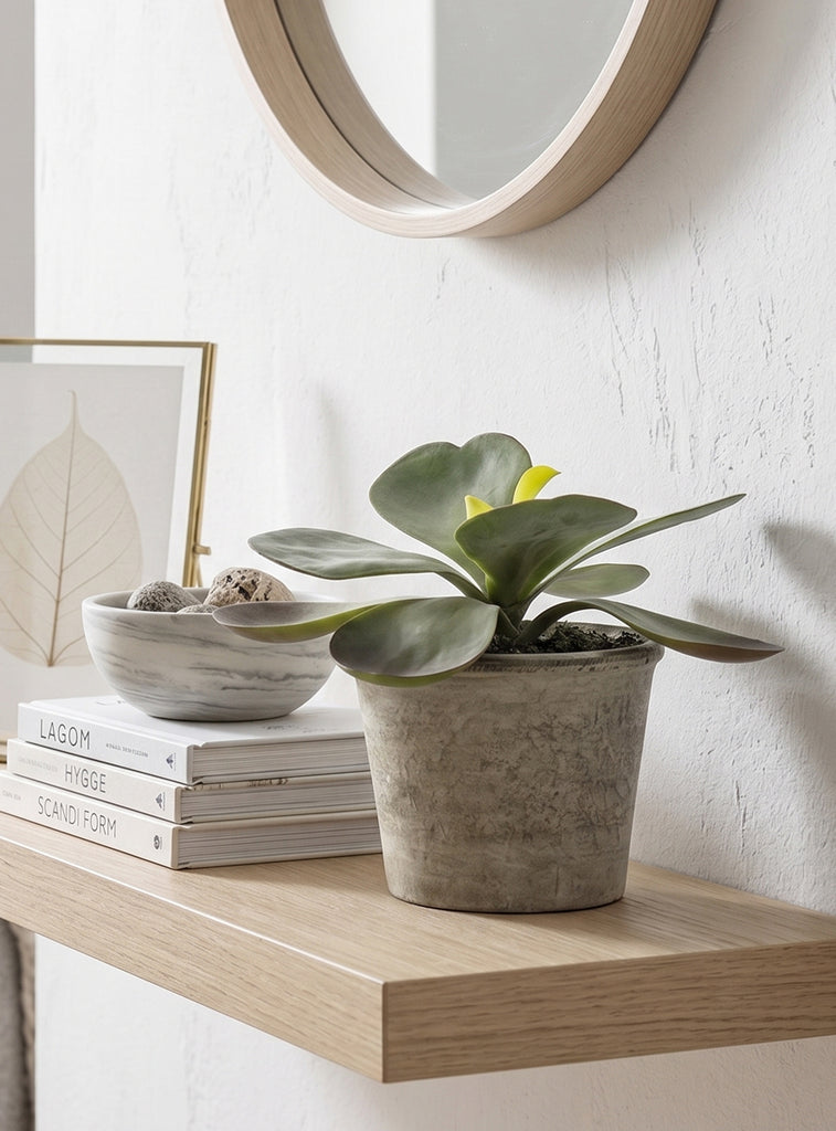 artificial succulent plants uk Kalanchoe Artificial Succulent Plant in Pot – Artificial Green