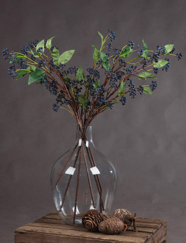 Faux Autumn Berry Spray Pack of 6 stems
