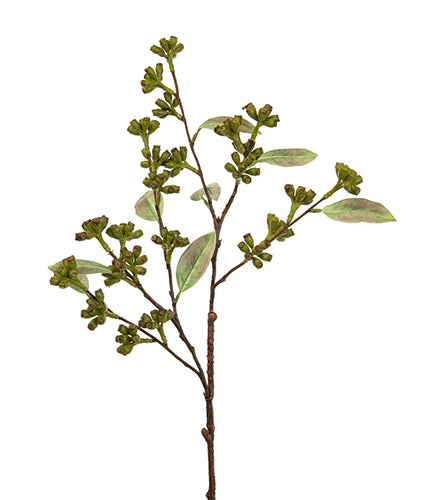 Artificial Greenery Eucalyptus Pod Stems Pack of 4