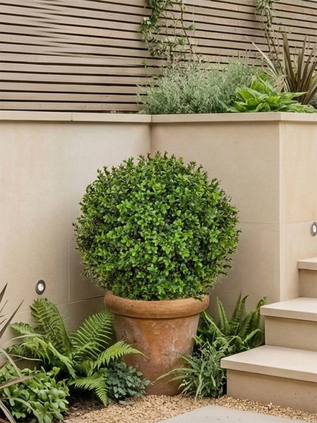 Realistic Boxwood Artificial Topiary Ball 50cm