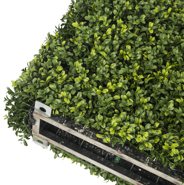 Deluxe Artificial Boxwood Hedges 100x25x25cm UV Fire Retardant