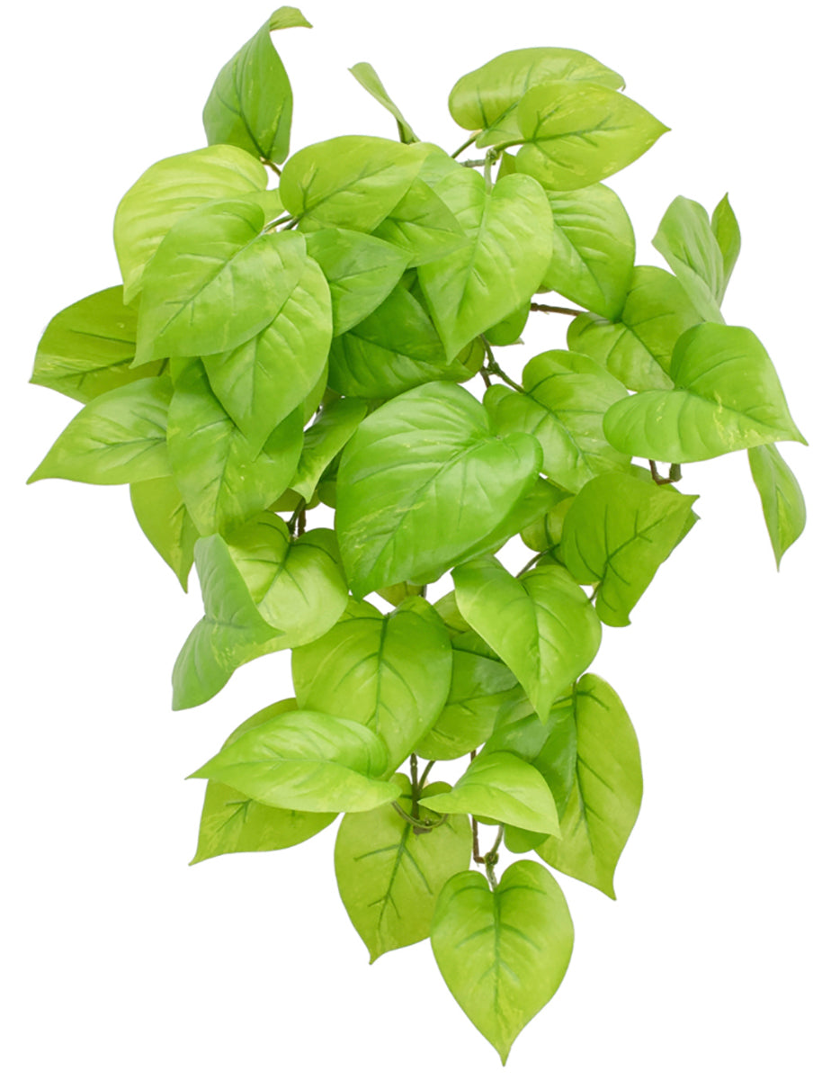 Bright Green Pothos Bush Fire Retardant Arificial Plant