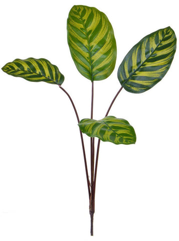 Artificial Calathea Leaves Fire Retardant faux plants