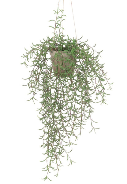 Curio String of Bananas Artificial Hanging Plantin Pot. Artificial Trailing Plants.
