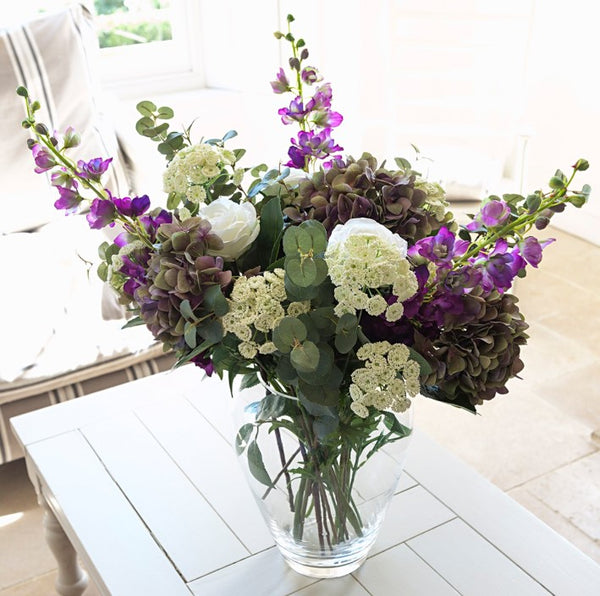 Faux purple Delphinium Flowers Wholesale for weddings