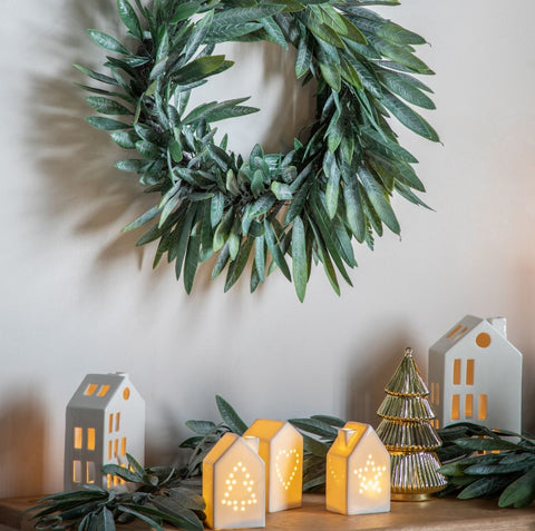 Eucalyptus Leaf Wreath 50cm