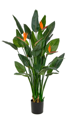 Fire Retardant Artificial Tropical Bird of Paradise Plant 150cm