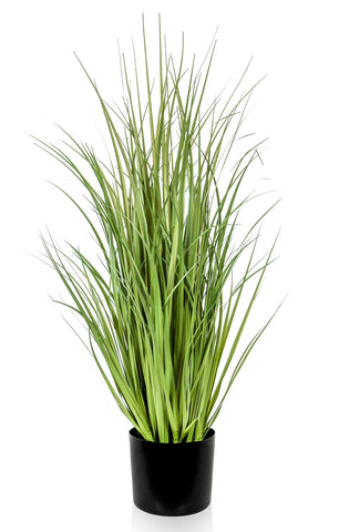 Fire retardant artificial potted grass plant 90cm