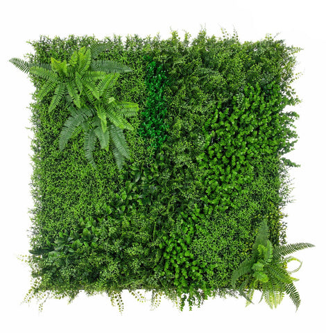 Artificial Foliage Wall with Ferns UV Fire Retardant