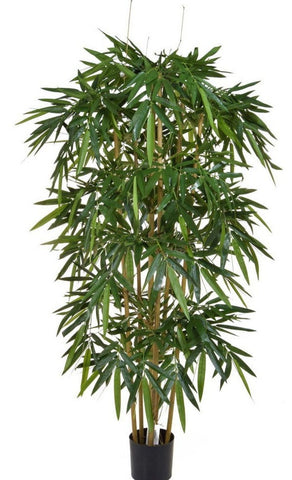 Fire retardant artificial bamboo tree, suitable for commercial interiors such as offices, bars and restaurants