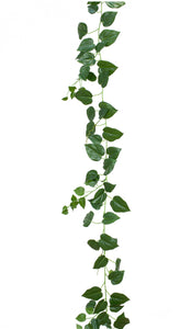 Green Philodendron Artificial Garland