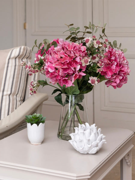 Hydrangea Artificial Flower Arrangement in Vase