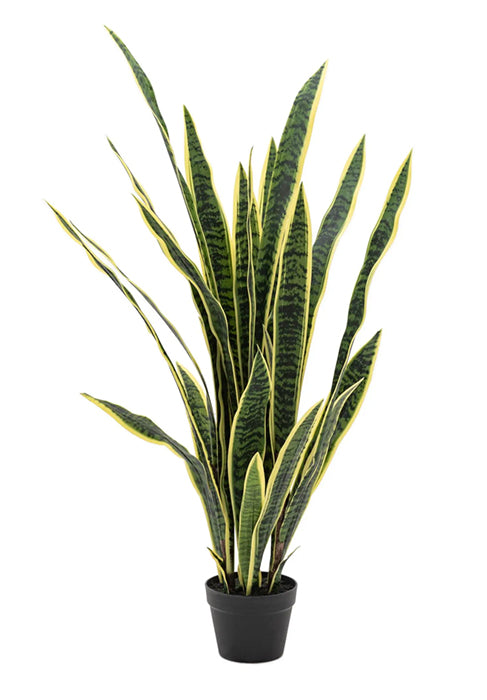 large fake snake plant Sansevieria Large Artificial Plant 120cm – Artificial Green