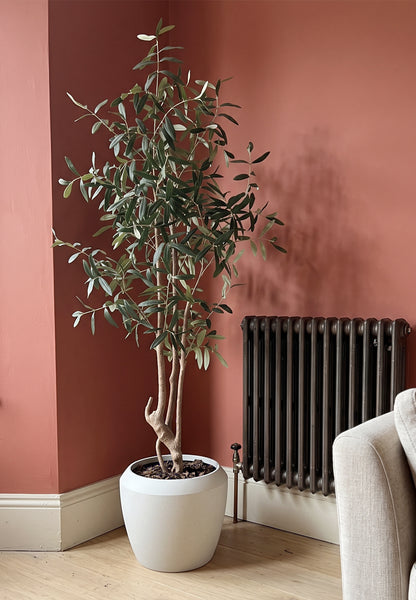 Long leaf artificial olive tree 150cm