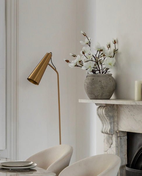 Magnolia Faux Flowers in Vase