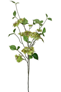 Artificial Botanical mini Green Hydrangea Flower Stems