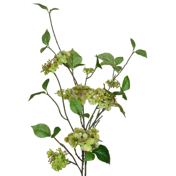 Artificial Mini Green Hydrangea Stem
