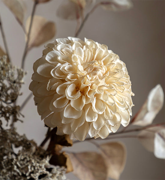 Neutral Autumn Flower Arrangement