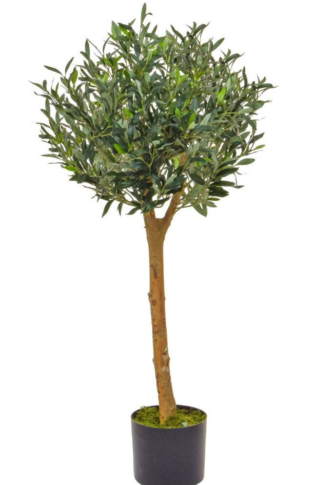 Artificial Mini Olive Tree, Topiary ball style mini tree