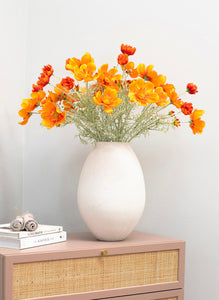 Orange Cosmos Artificial Flowers