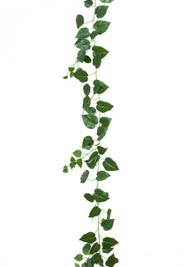 Philodendron Artificial Garland 200cm Fire Retardant