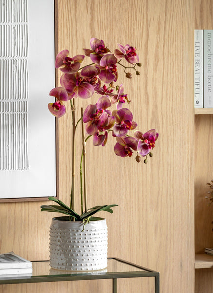 Pink Artificial Orchid in Pot