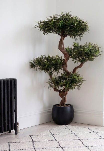 Japandi Style Podocarpus Artificial Tree 120cm