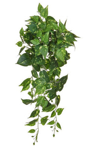 Flame retardant Artificial trailing pothos bush plant for commercial use