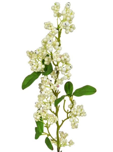 Faux Snowberry Stems Pack of 3