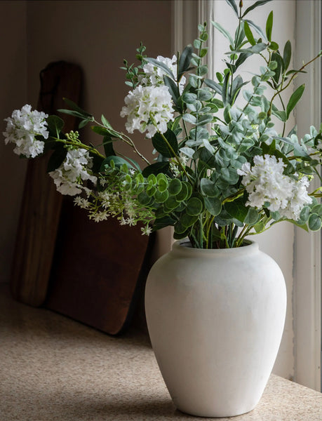 Summer Artificial Flowers with Vase