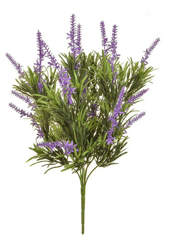 Artificial UV resistant outdoor lavender plant, Fire retardant faux plants