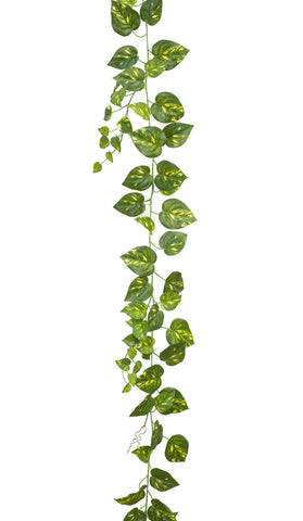 Variegated Philodendron Artificial Garland