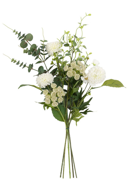 White Faux Flowers Bouquet