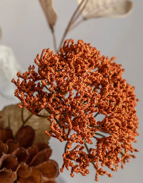 Eucalyptus and Autumn Artificial Flowers Bouquet