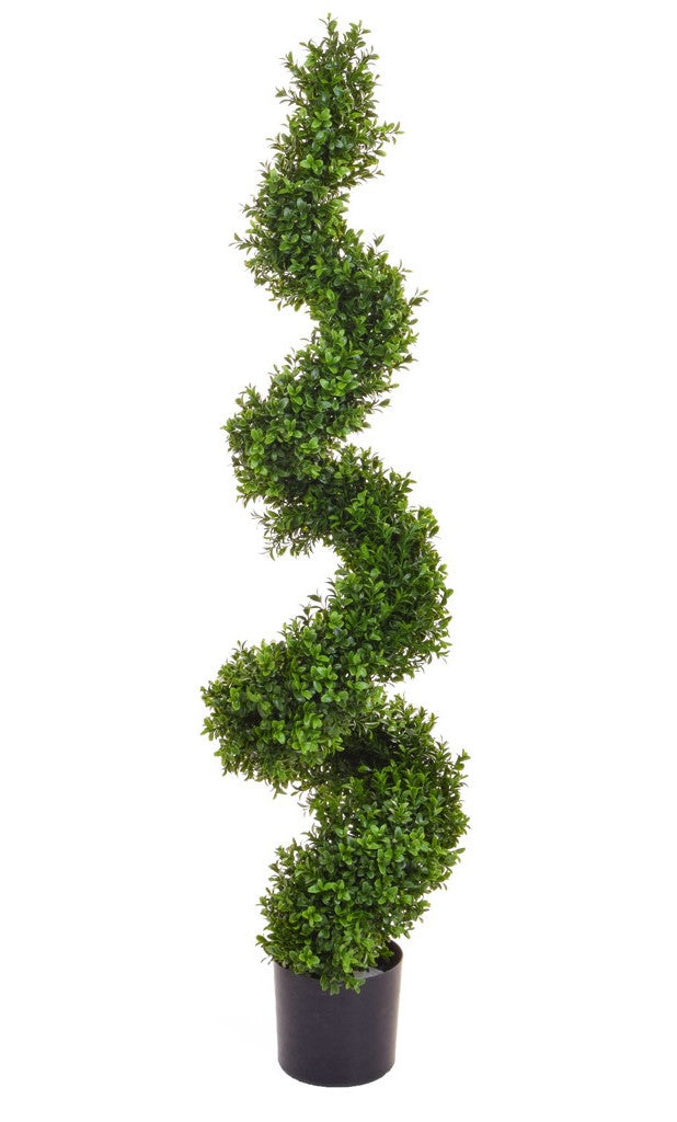 Artificial boxwood spiral tree 120cm