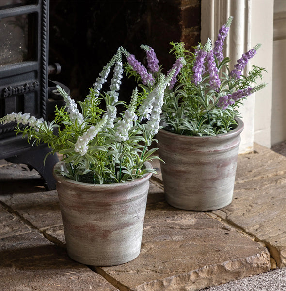 lavender realistic artificial plants