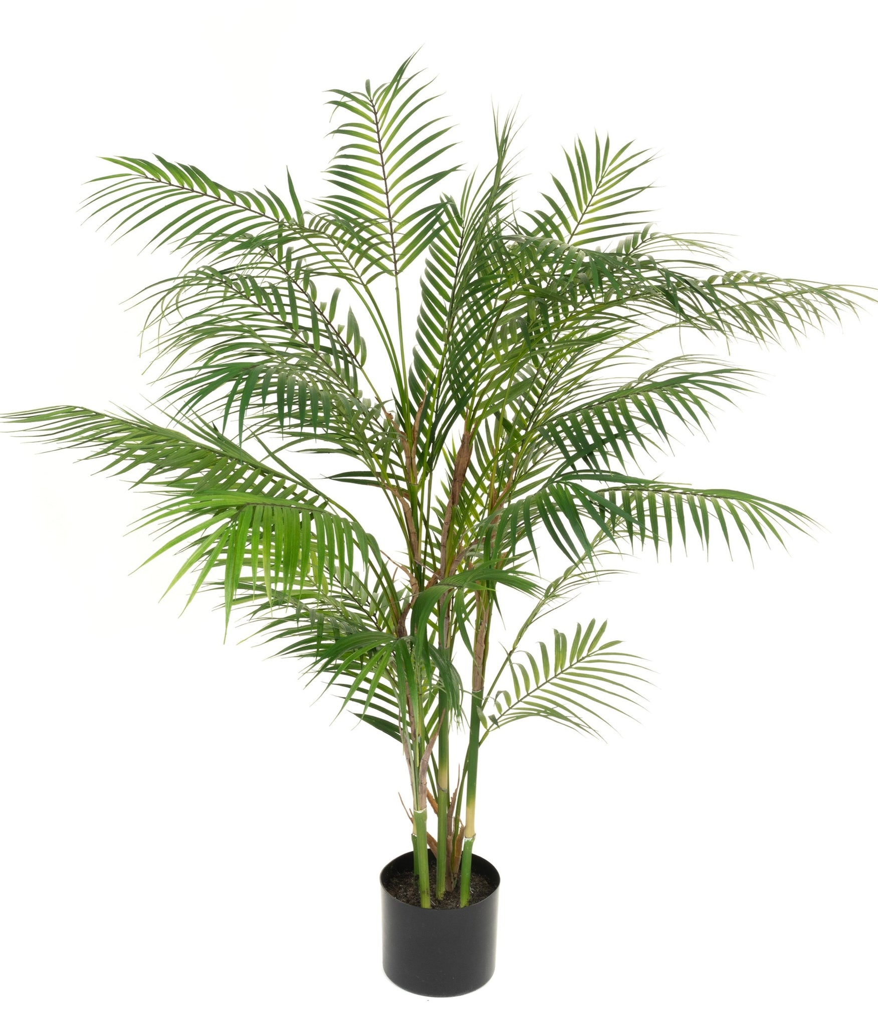 fake parlor palm 120cm Deluxe Potted Faux Parlour Palm – Artificial Green