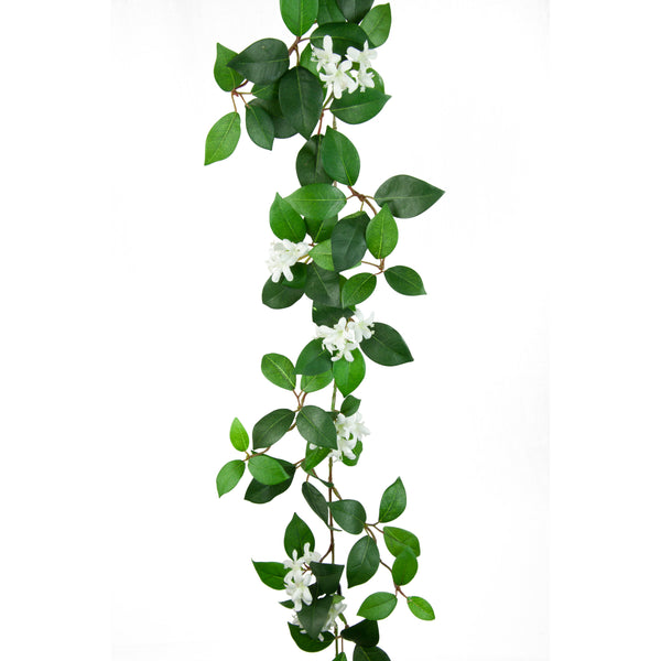 Faux Flowering Jasmine Garland 182cm