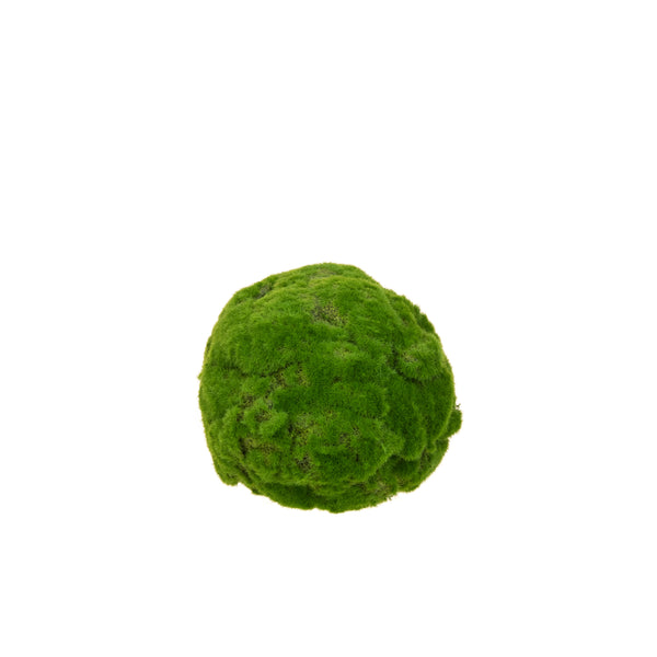 Faux Moss Ball 16cm - Artificial Green