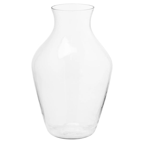 Deluxe Elegant Glass Vase 40cm - Artificial Green