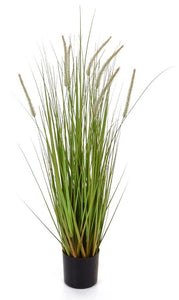 Artificial Potted Dogtail Grass Various Sizes - Fire Retardant