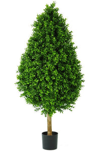 Artificial bushy boxwood topiary tower tree 